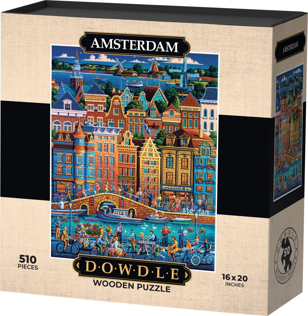 Amsterdam - Wooden Puzzle