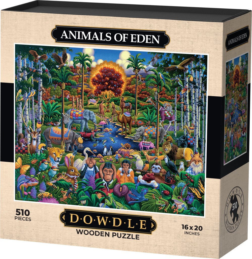 Animals of Eden - Wooden Puzzle