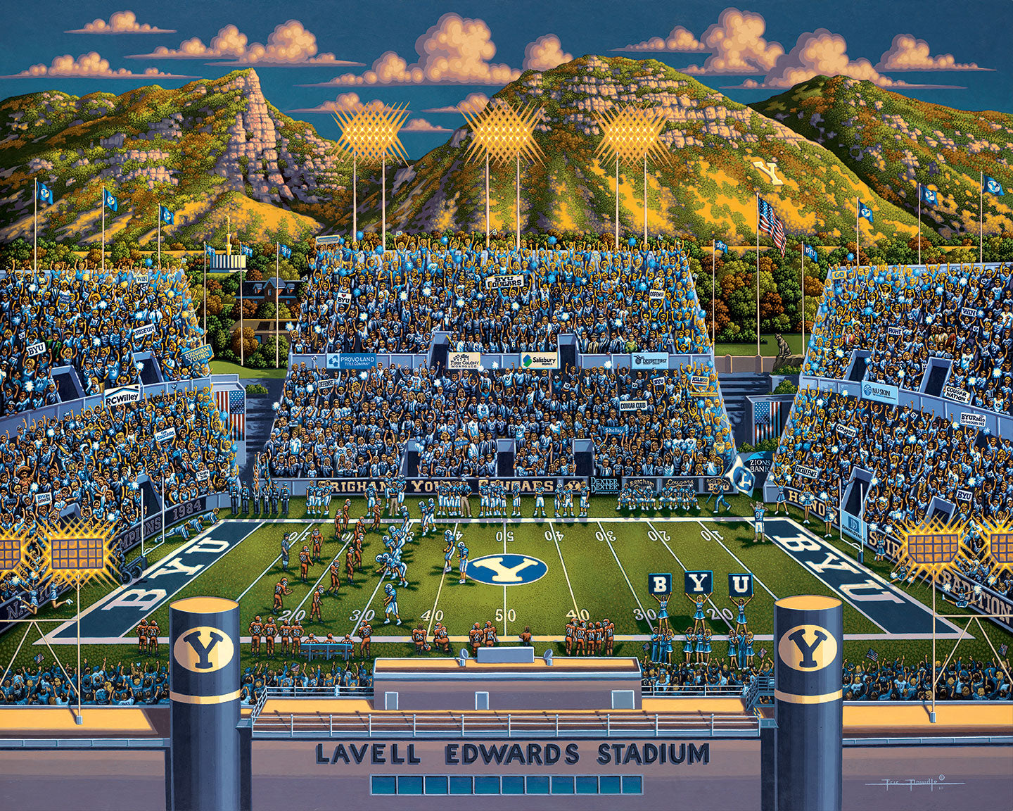 BYU Cougars Fine Art