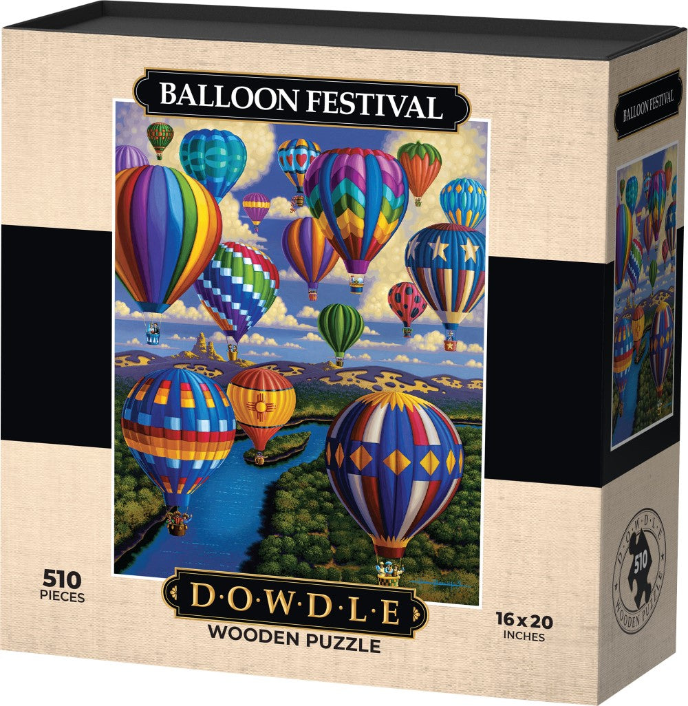 Balloon Festival - Wooden Puzzle