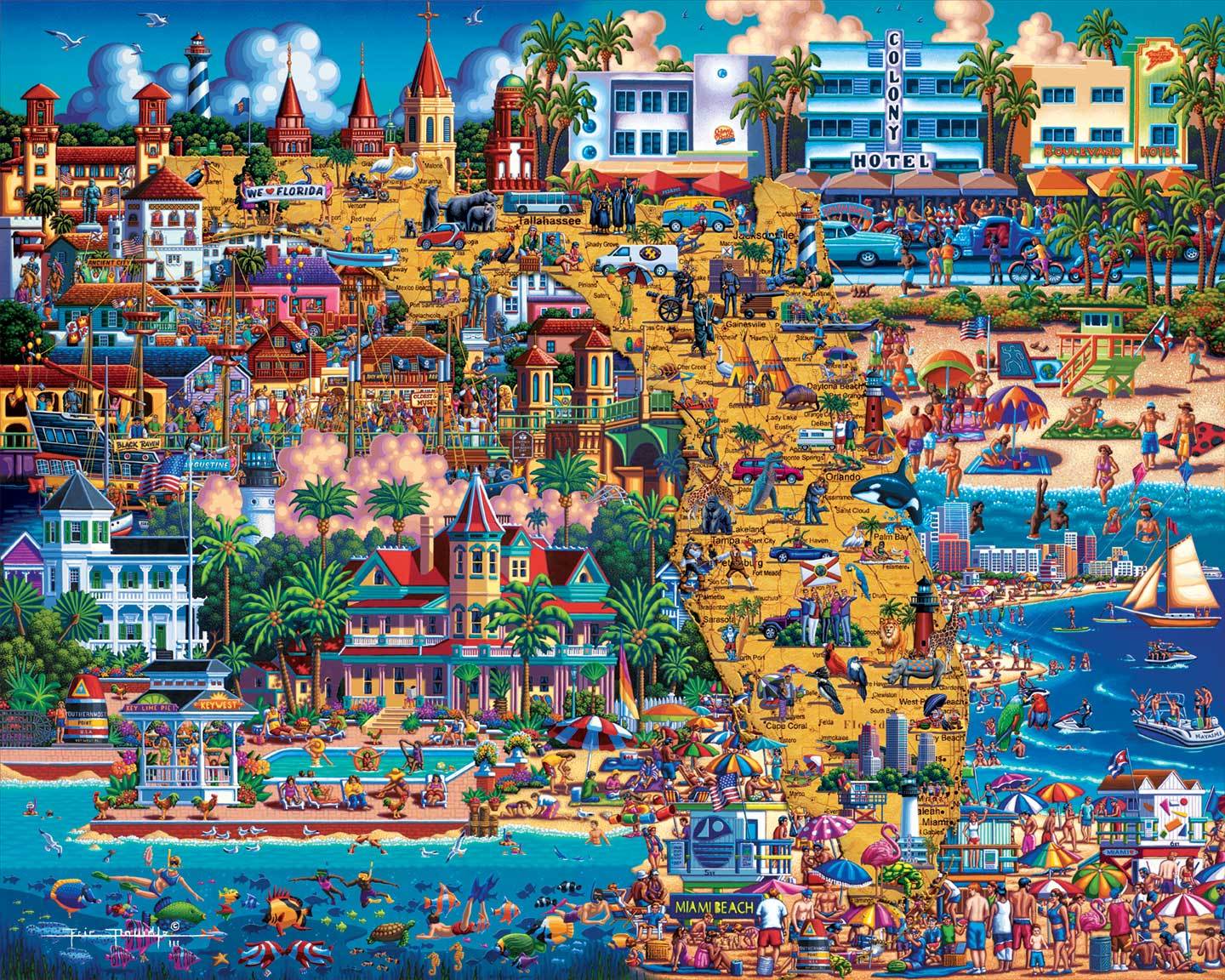 Best of Florida Canvas Gallery Wrap