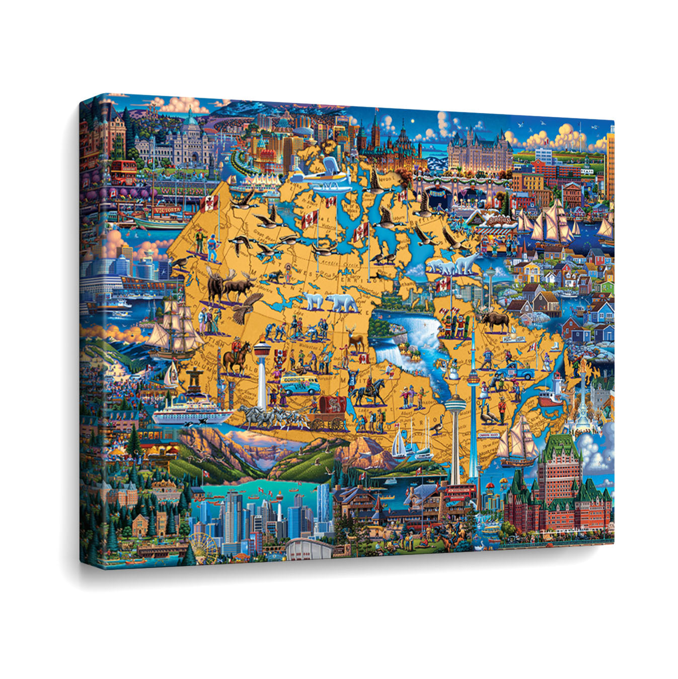 Best of Canada Canvas Gallery Wrap