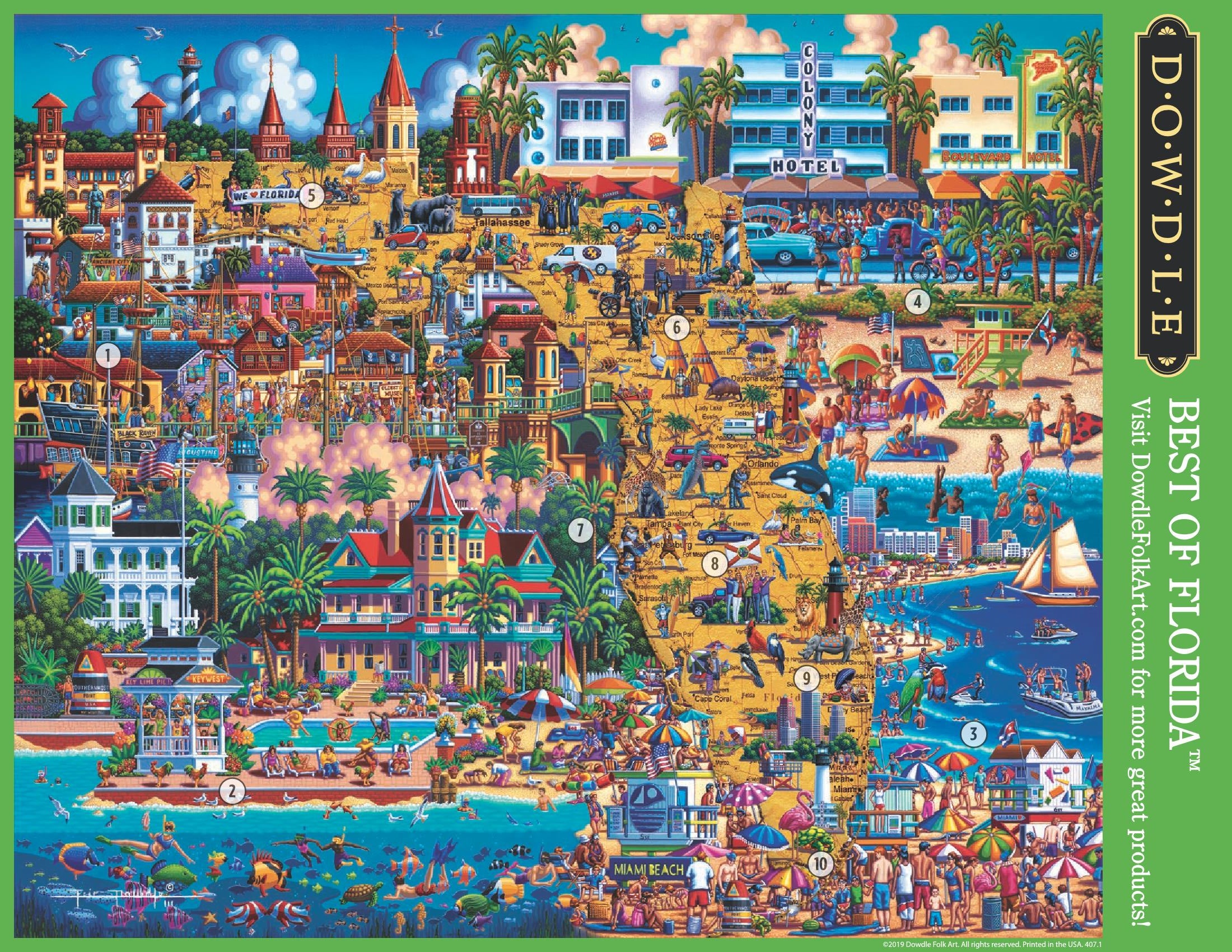 Best of Florida Canvas Gallery Wrap