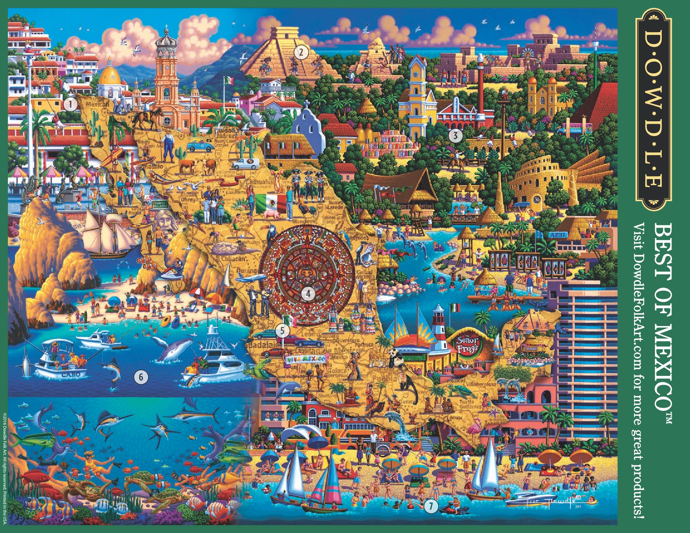 Best of Mexico Canvas Gallery Wrap