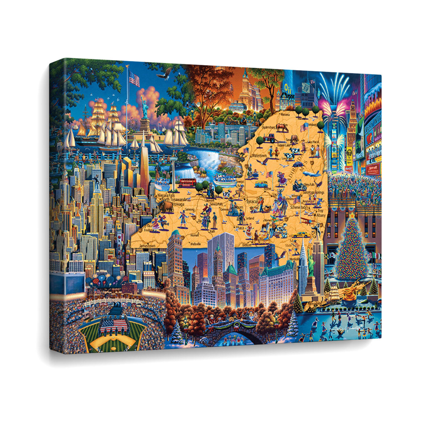 Best of New York Canvas Gallery Wrap
