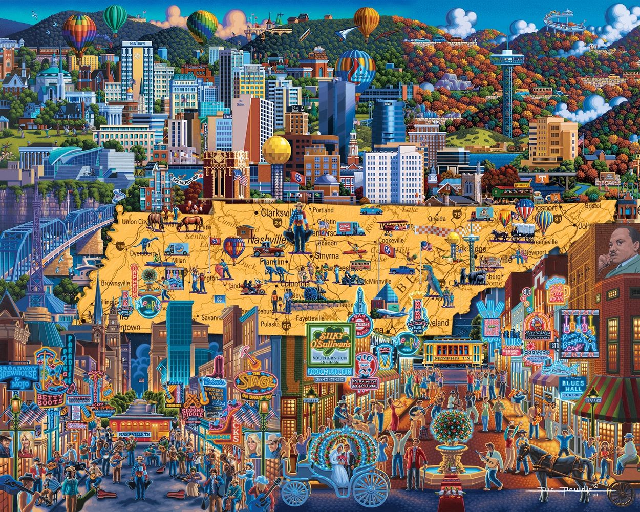 Best of Tennessee - Wooden Puzzle