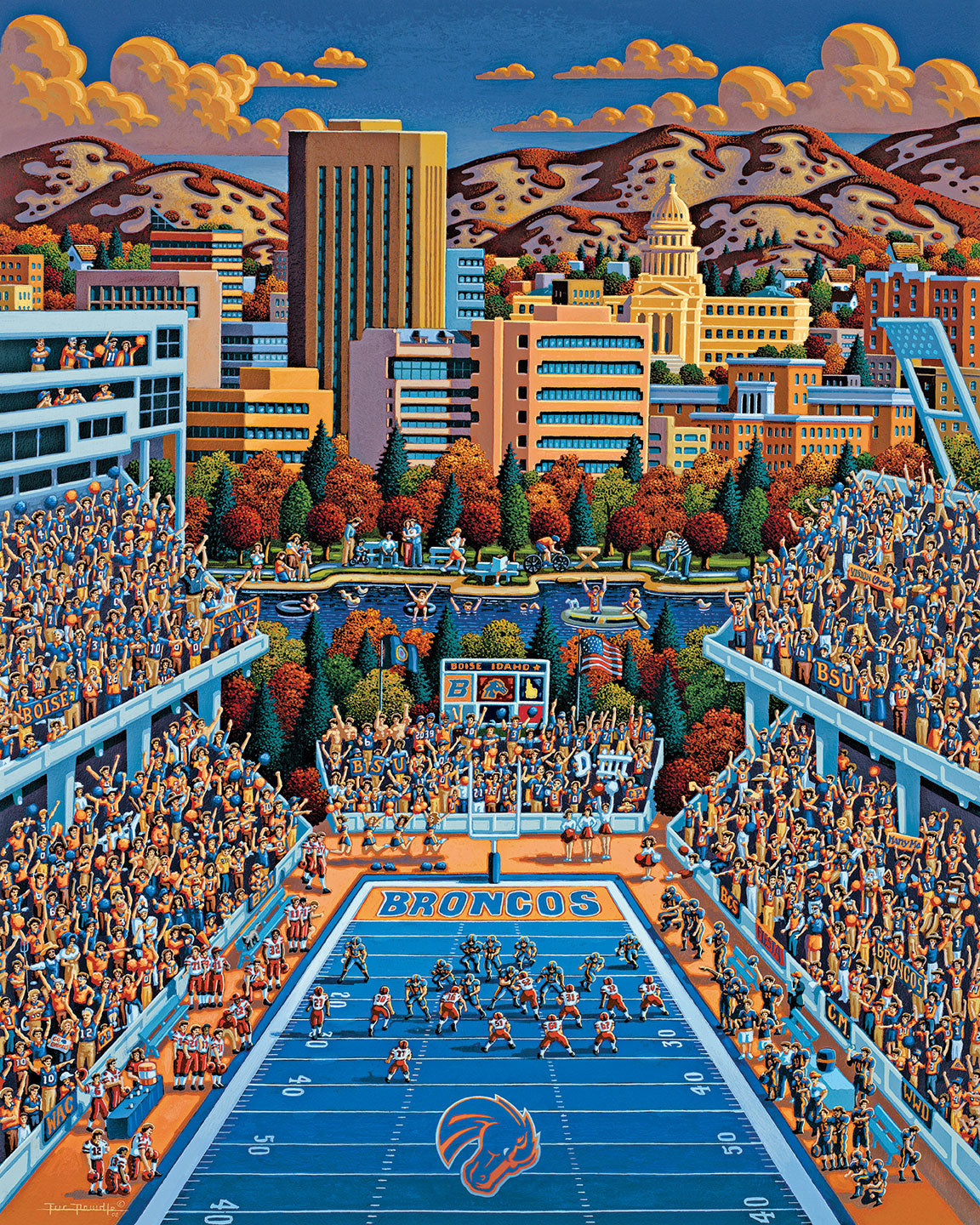 Boise State Broncos Fine Art