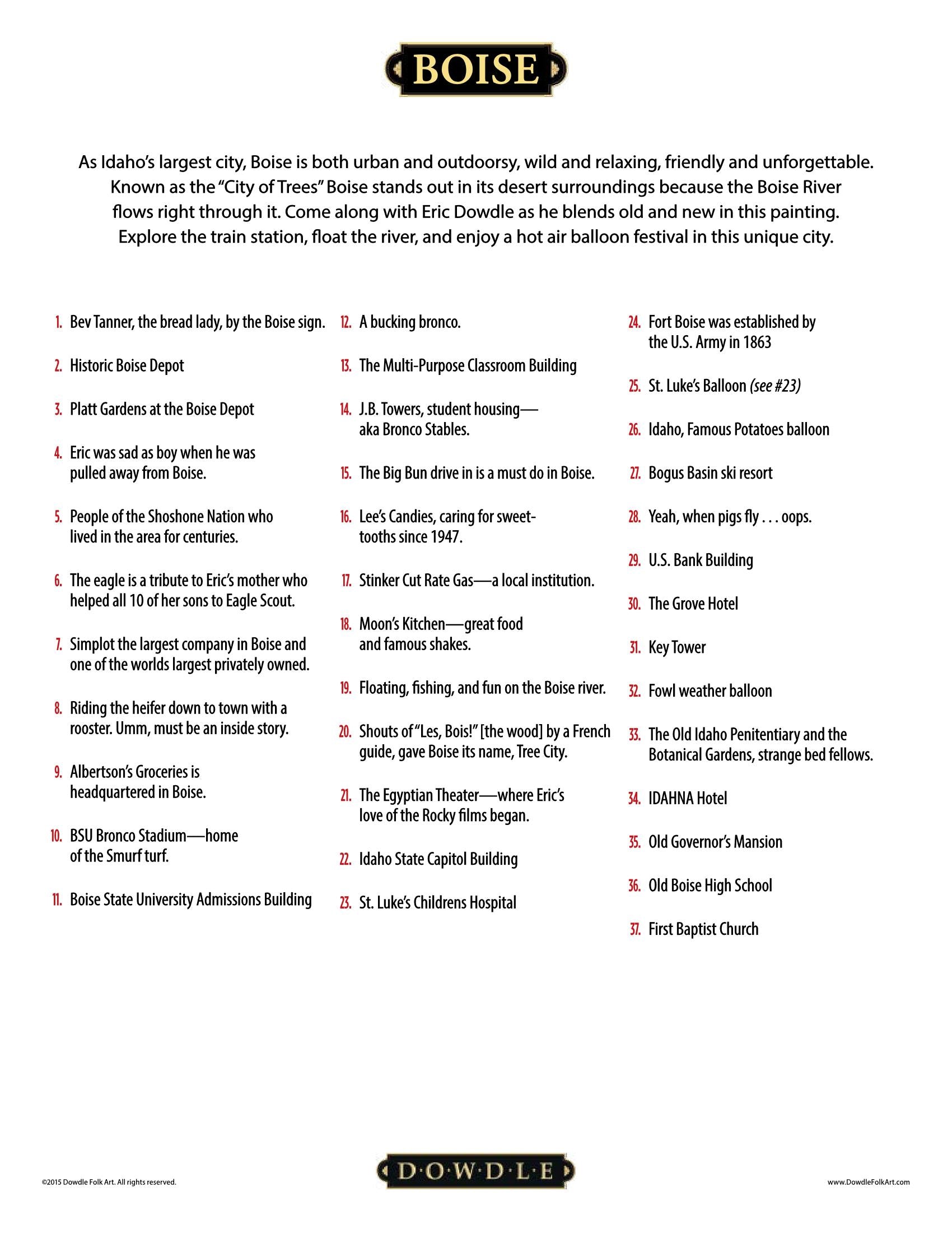 Boise Canvas Gallery Wrap