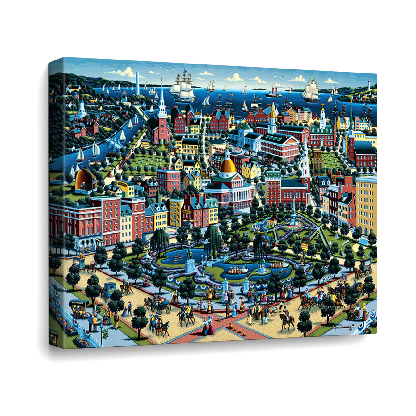 Boston Common Canvas Gallery Wrap