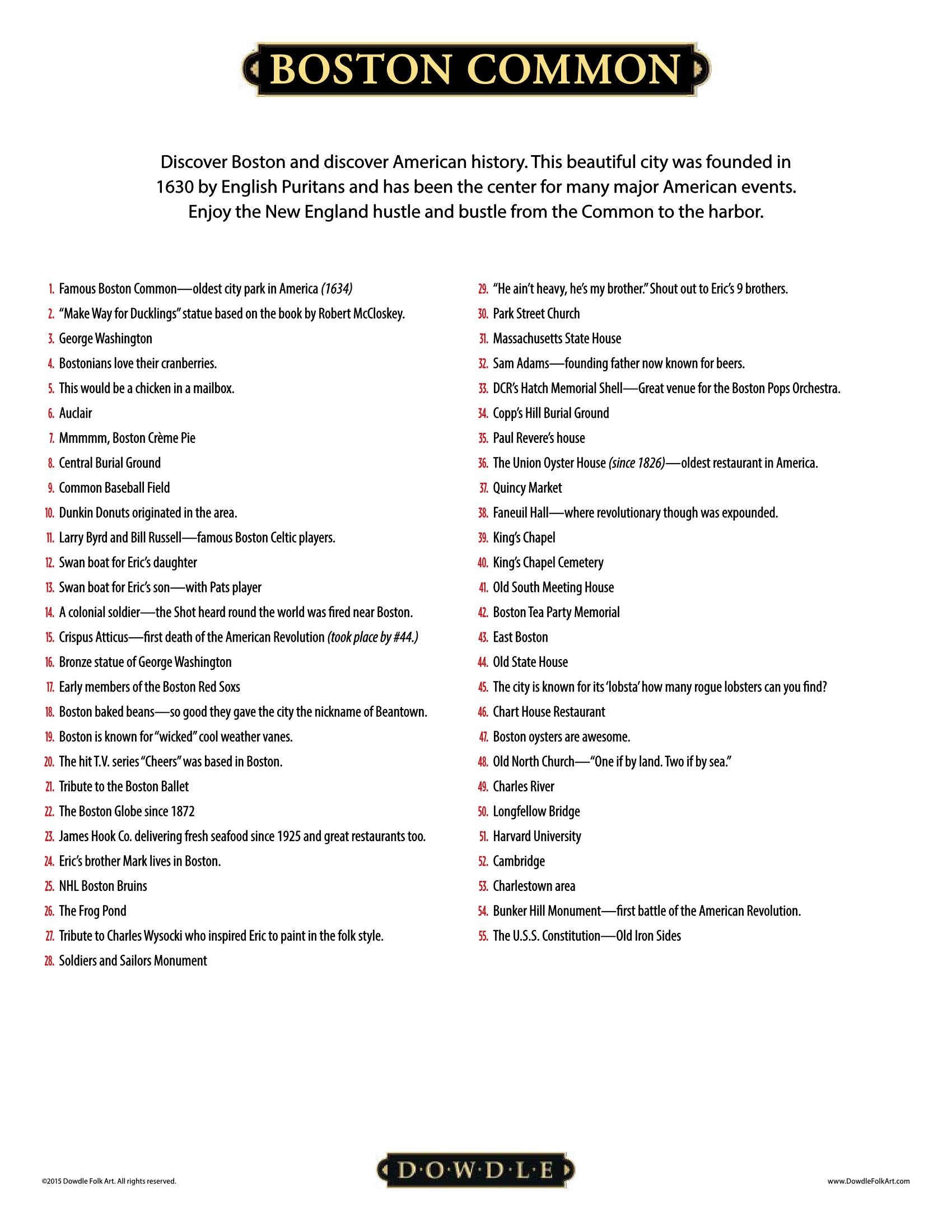 Boston Common Canvas Gallery Wrap