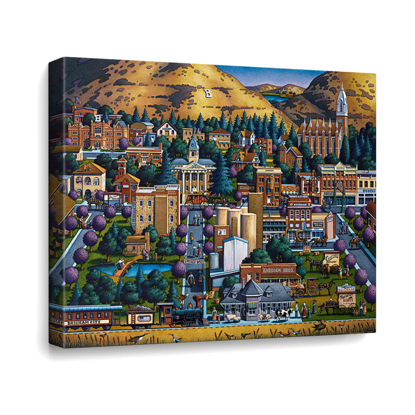Brigham City Canvas Gallery Wrap