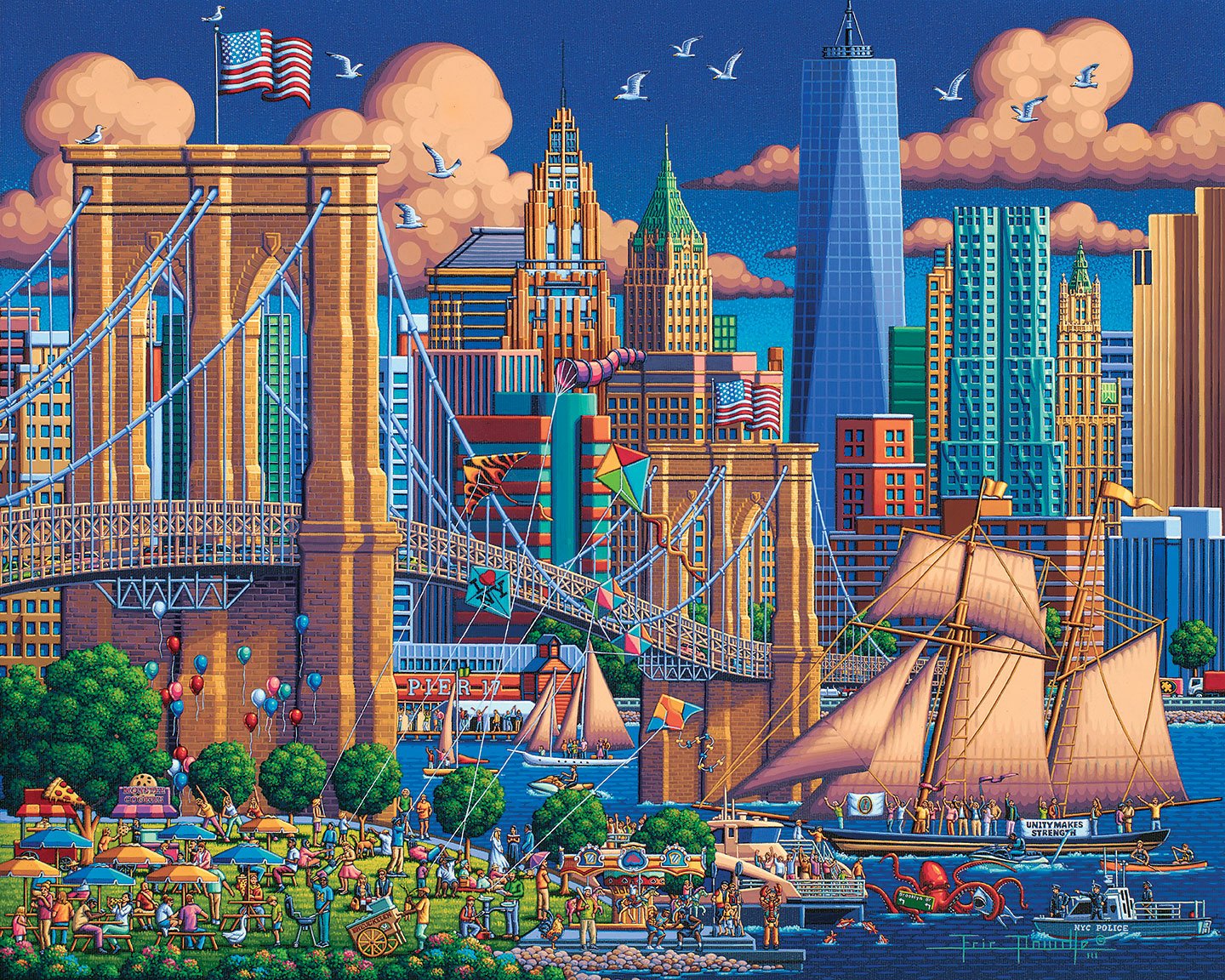 Brooklyn Bridge Canvas Gallery Wrap
