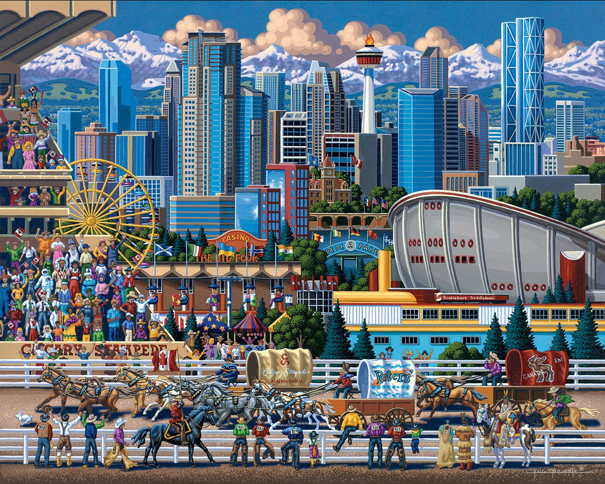 Calgary - Wooden Puzzle