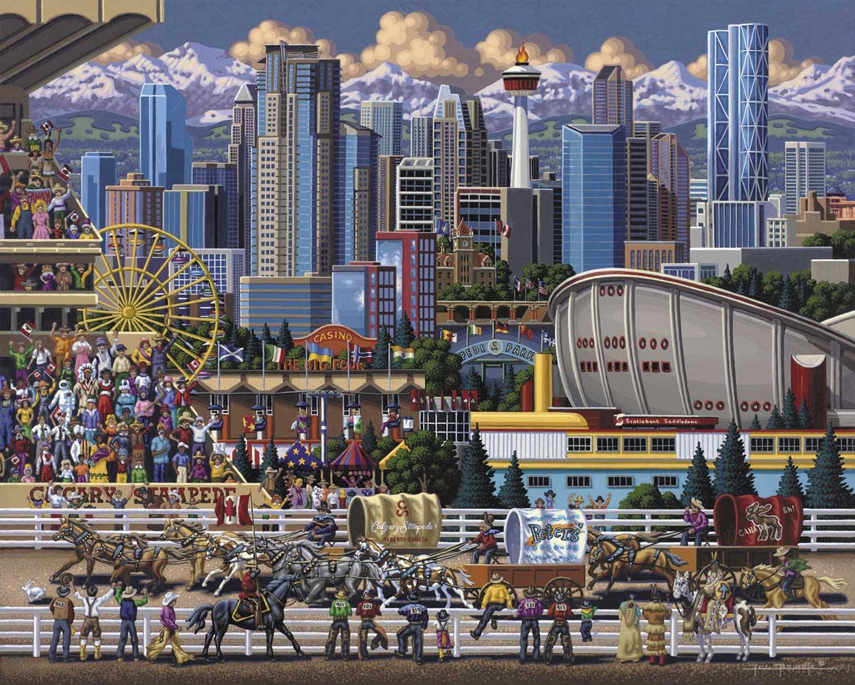 Calgary Canvas Gallery Wrap