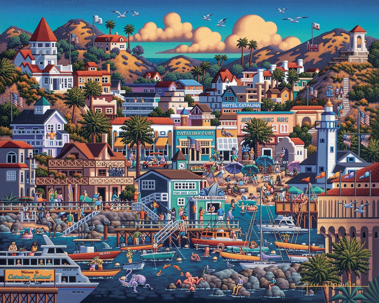 Catalina Island - Wooden Puzzle