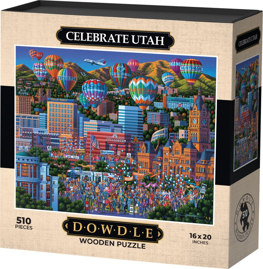 Celebrate Utah - Wooden Puzzle