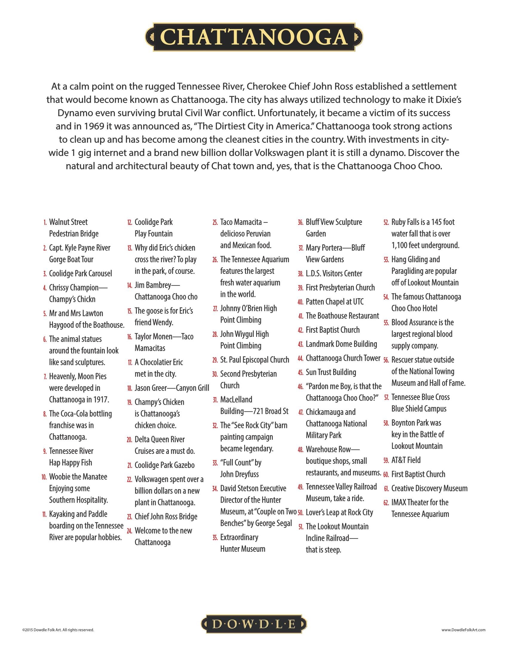 Chattanooga Canvas Gallery Wrap