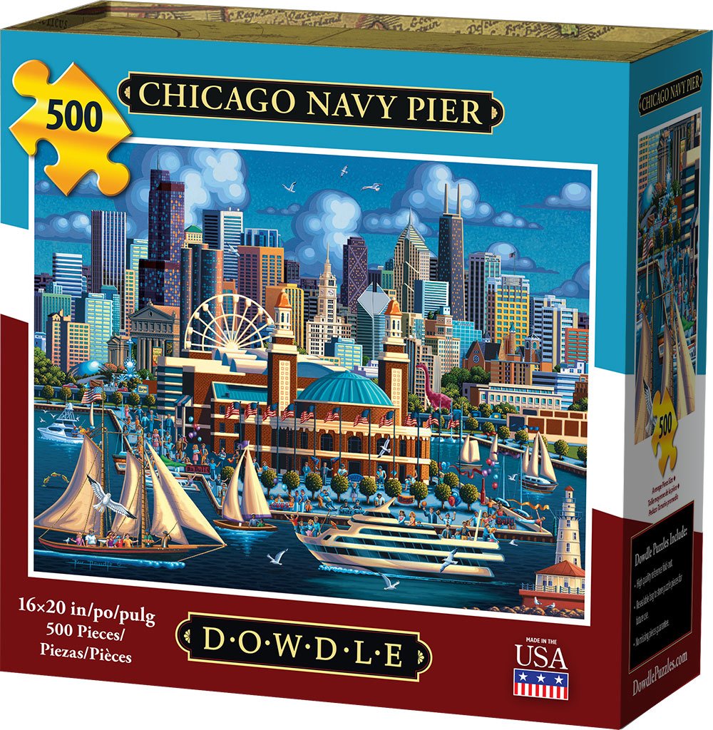 Chicago Navy Pier - 500 Piece Dowdle Jigsaw Puzzle