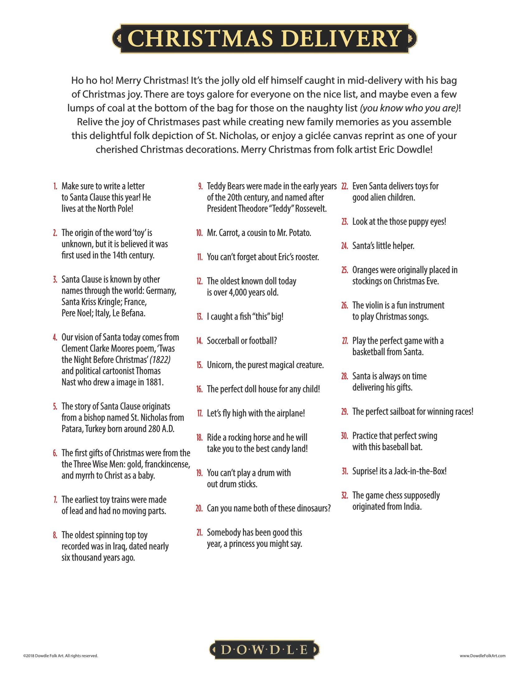 Christmas Delivery Canvas Gallery Wrap