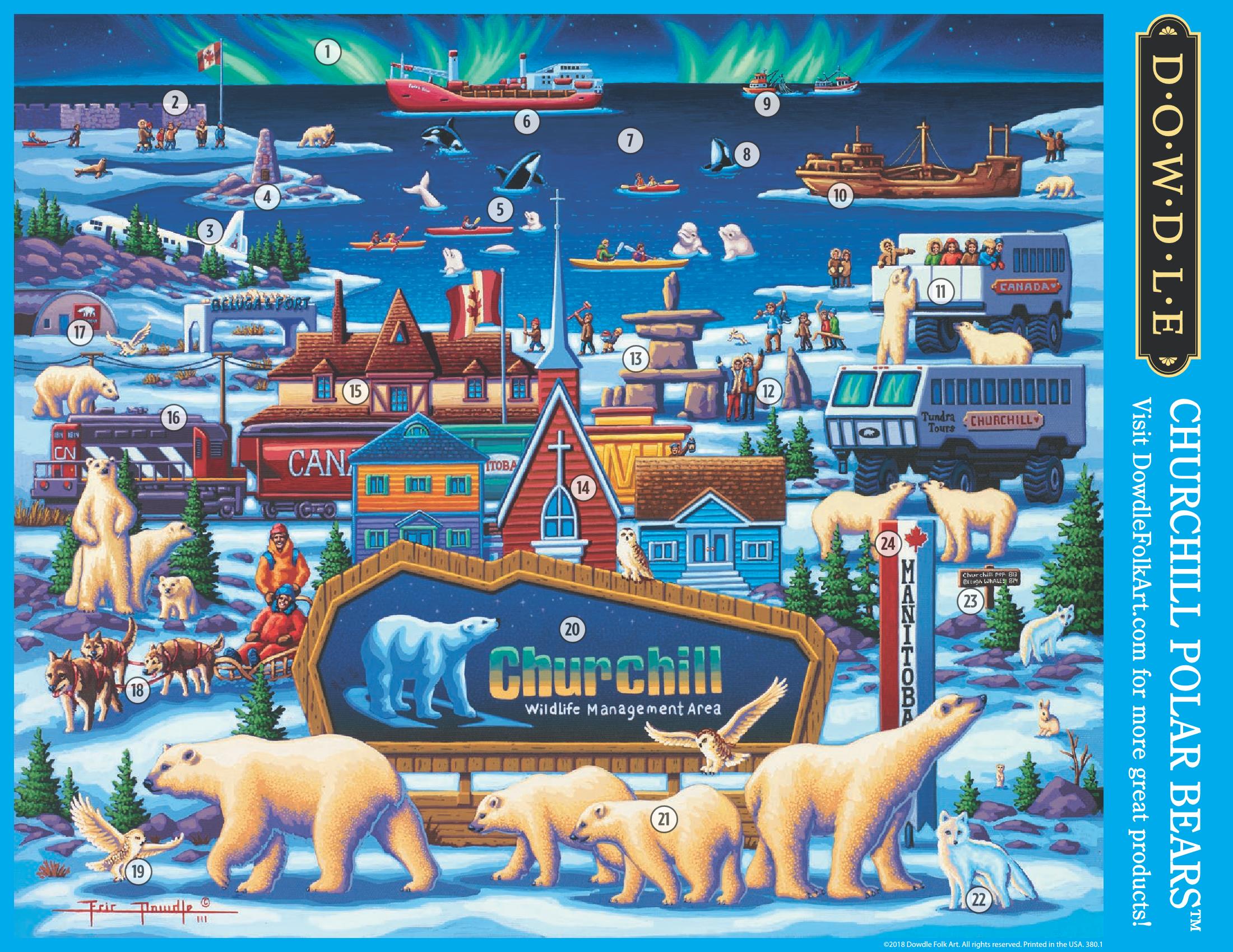 Churchill Polar Bears Canvas Gallery Wrap