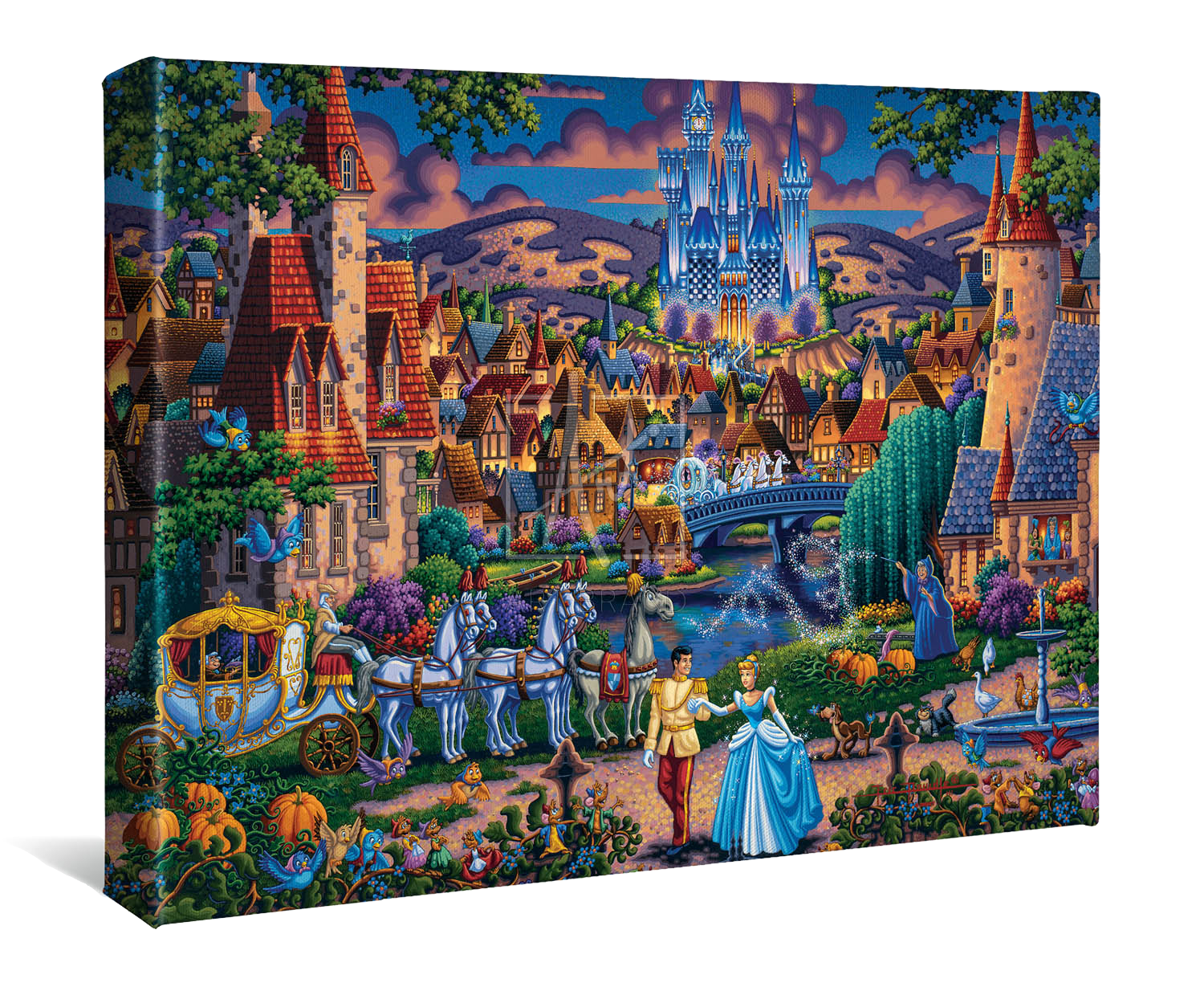 Cinderella's Enchanted Evening Gallery Wrap Canvas