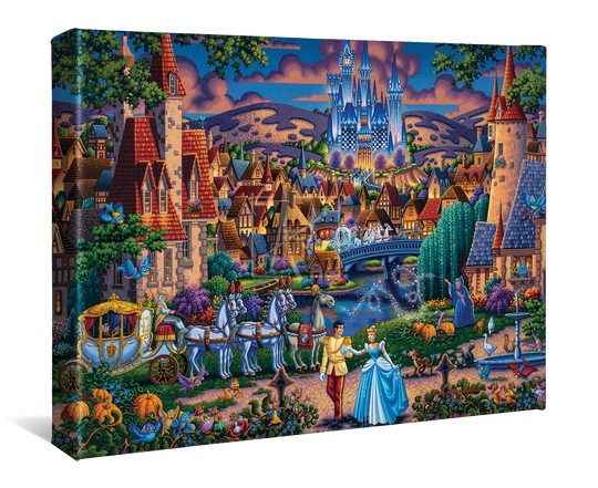 Cinderella's Enchanted Evening Gallery Wrap Canvas