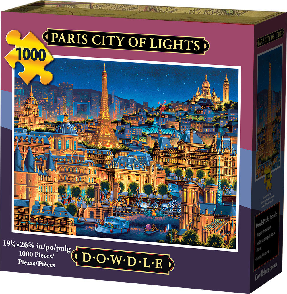 2024春の新作 Paris City Puzzle Jigsaw Dowdle Piece 1000 - Lights of ジグソーパズル