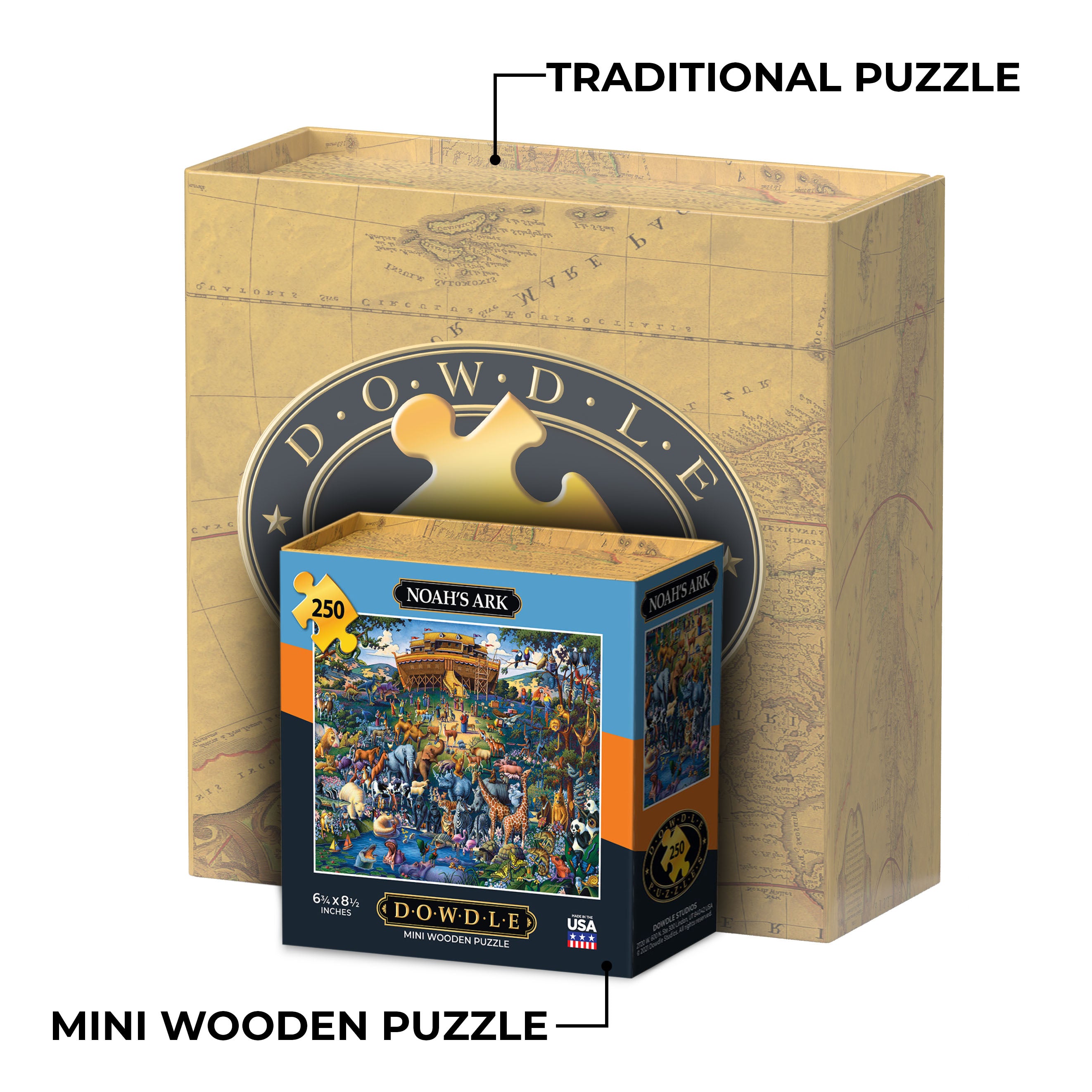 Noah's Ark - Mini Puzzle - 250 Piece