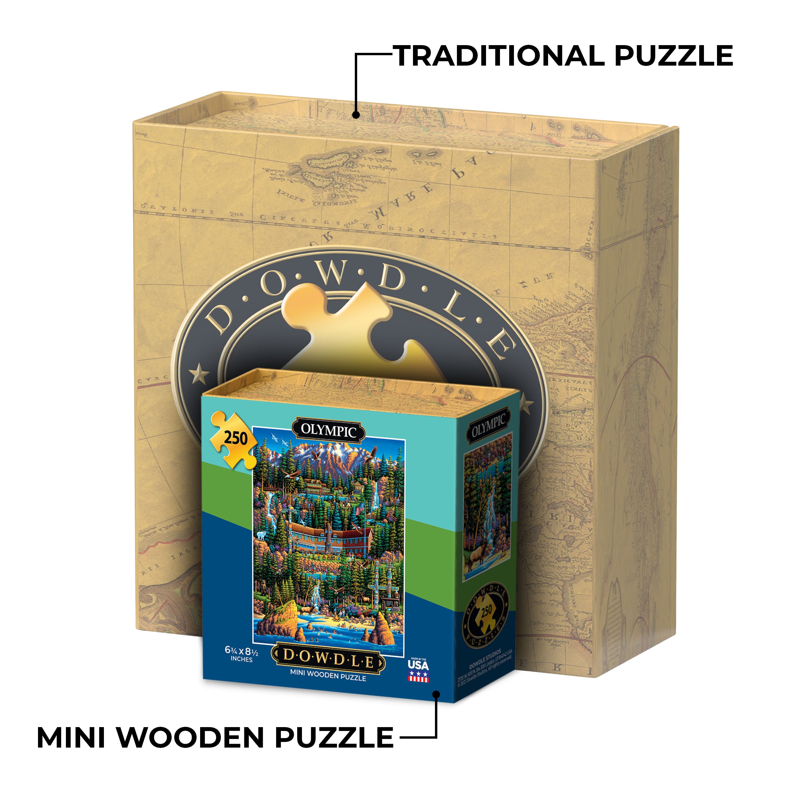 Olympic National Park - Mini Puzzle - 250 Piece