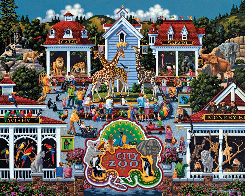 Day at the Zoo | 500 Piece Dowdle Jigsaw Puzzle