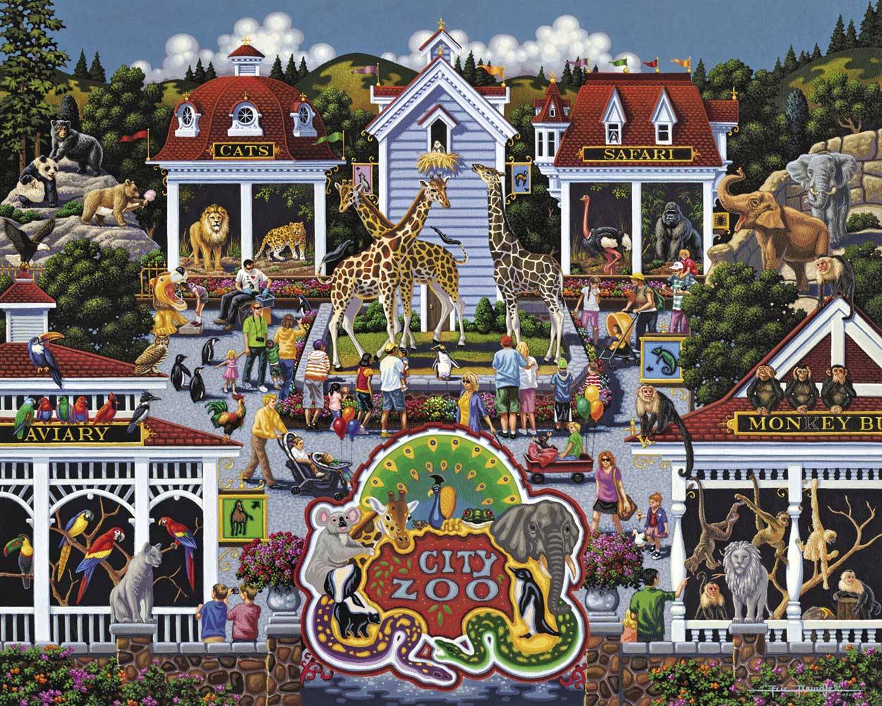 Day at the Zoo Canvas Gallery Wrap