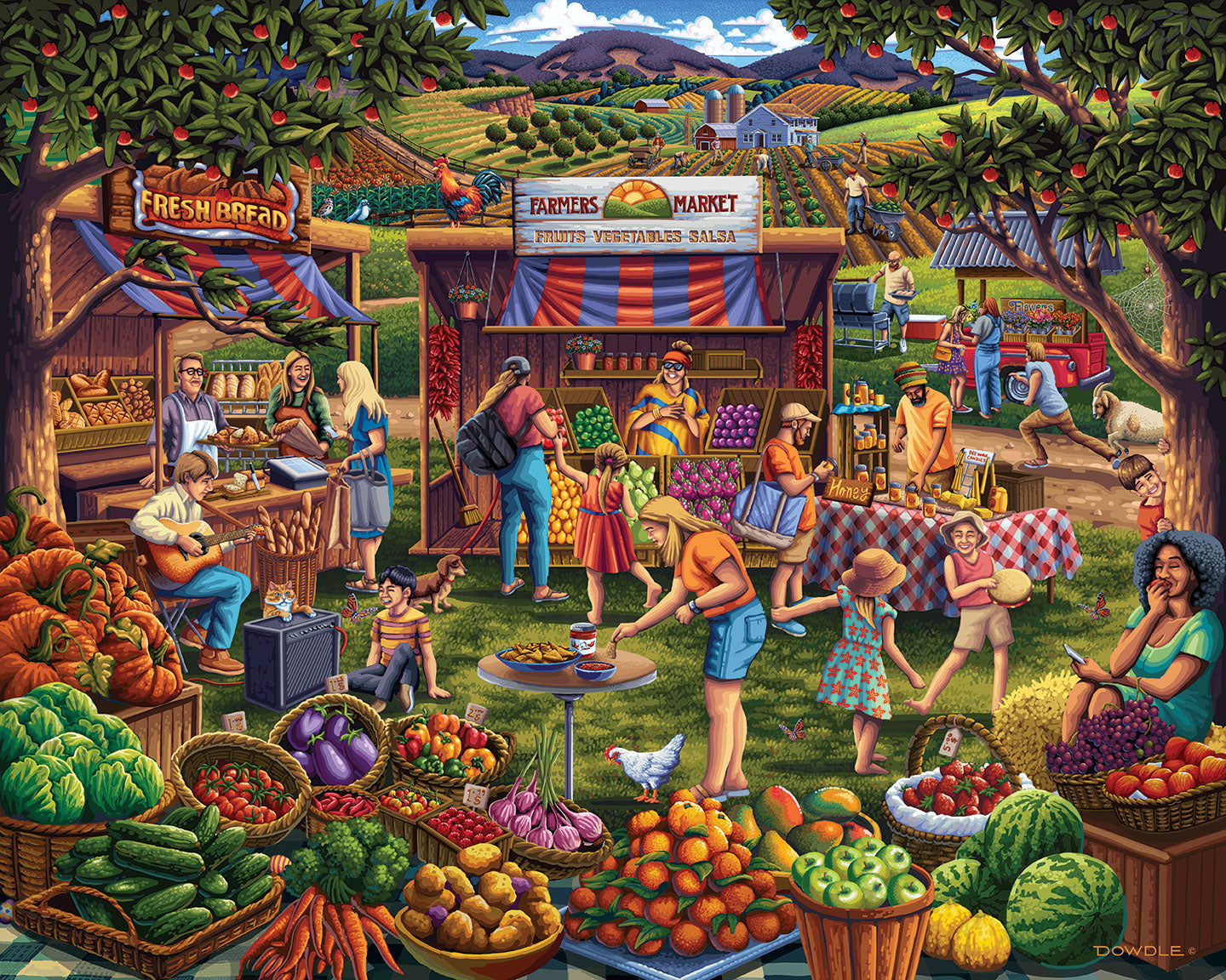 Farmers Market - Canvas Gallery Wrap