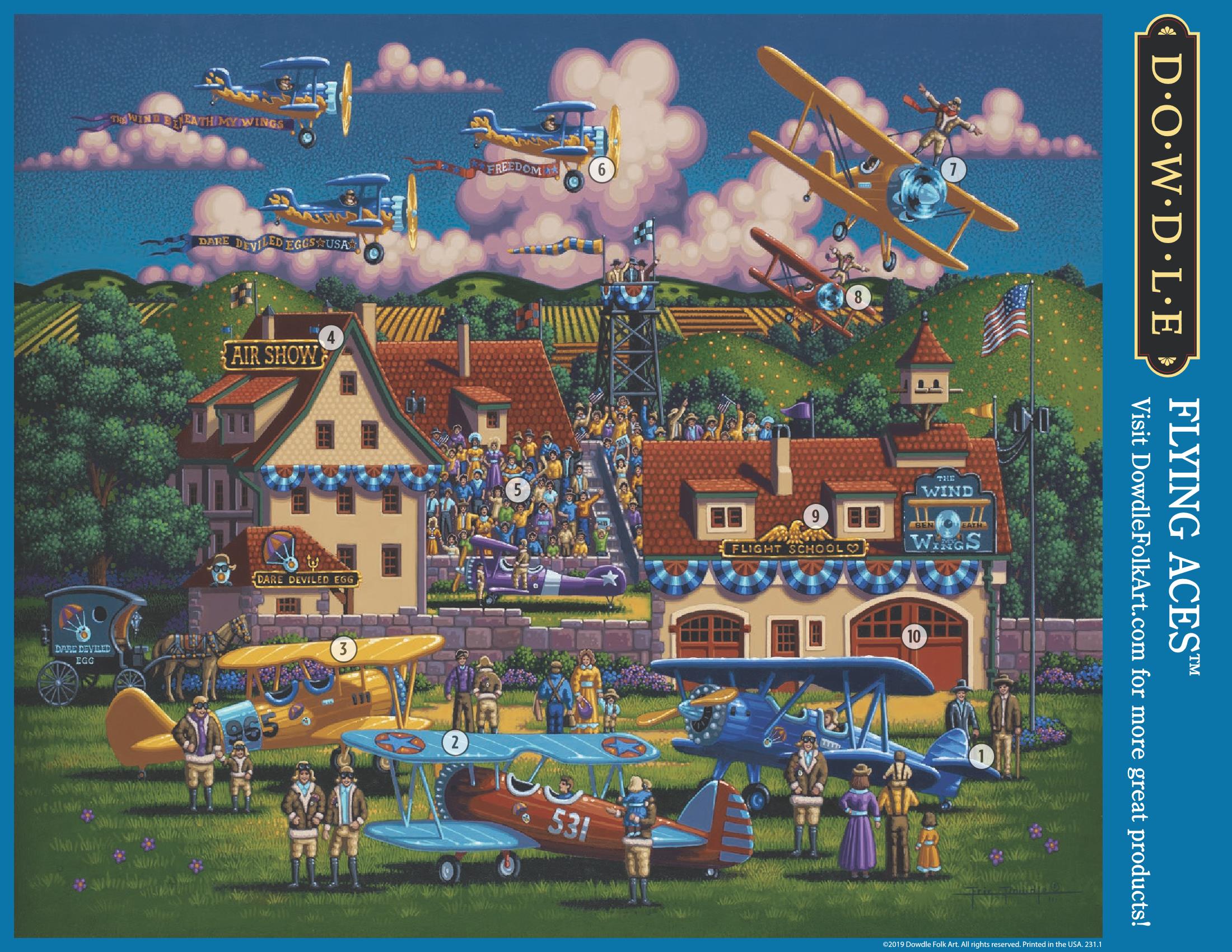 Flying Aces Canvas Gallery Wrap