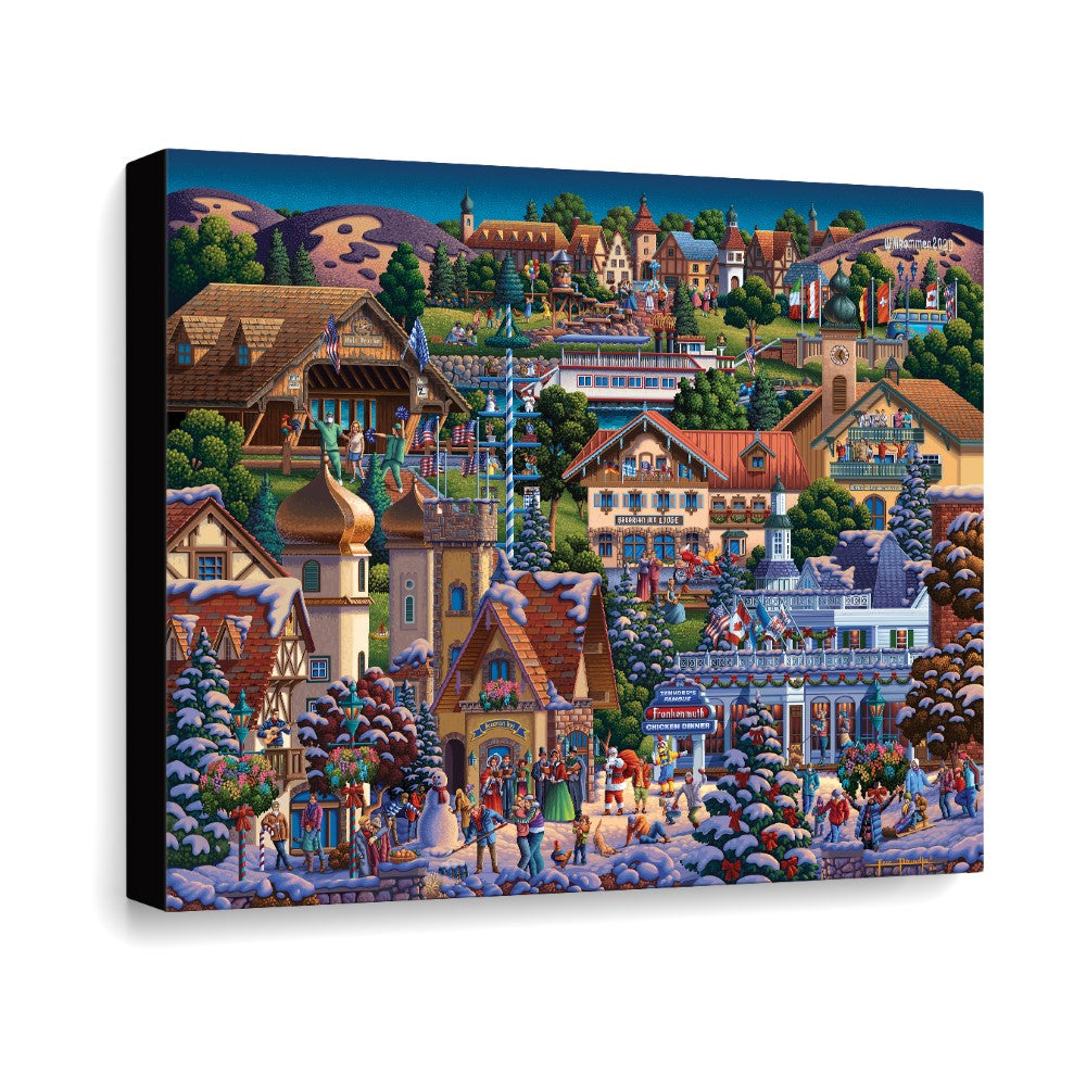 Frankenmuth Canvas Gallery Wrap Dowdle Folk Art