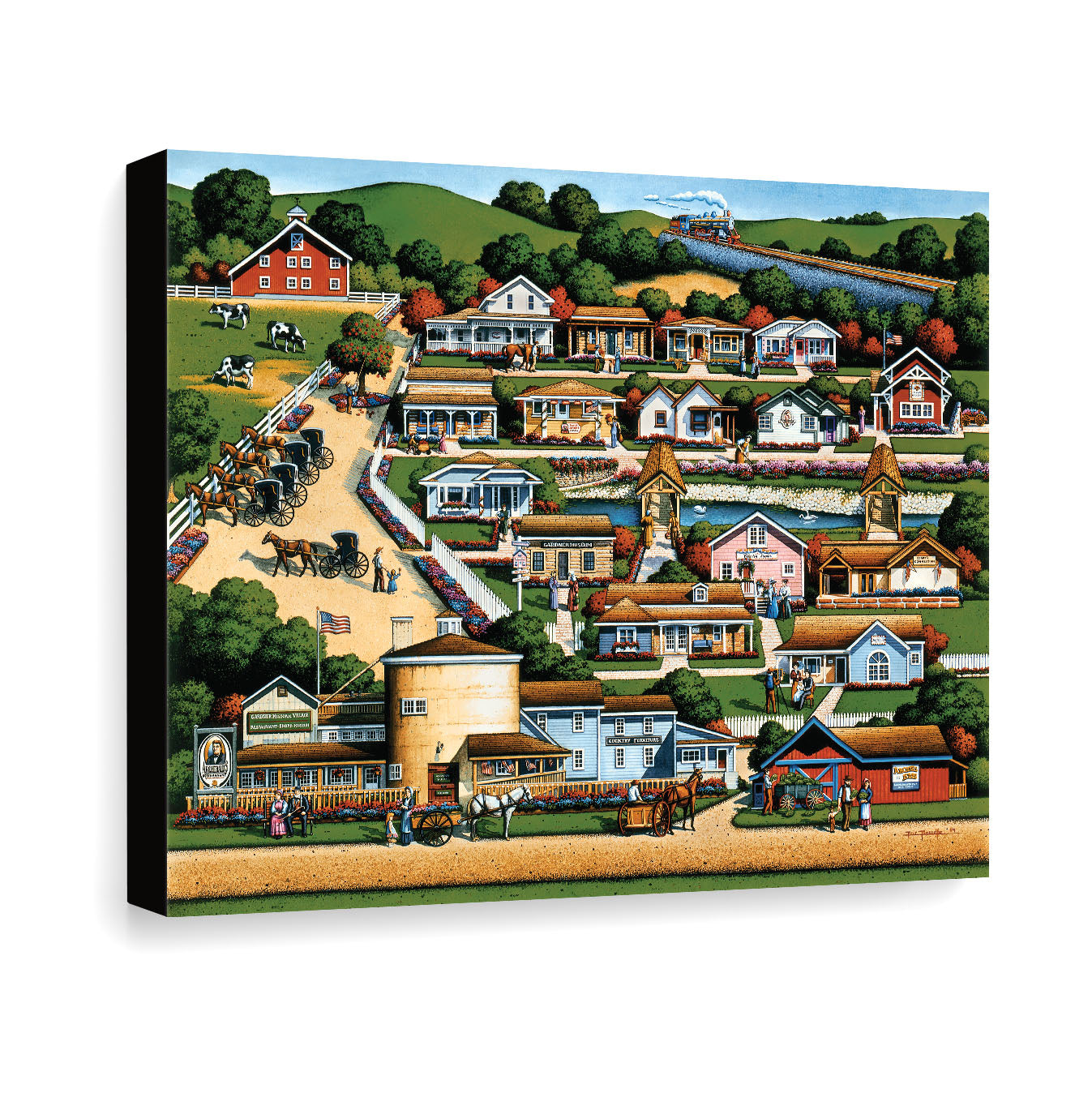 Gardner Village - Canvas Gallery Wrap