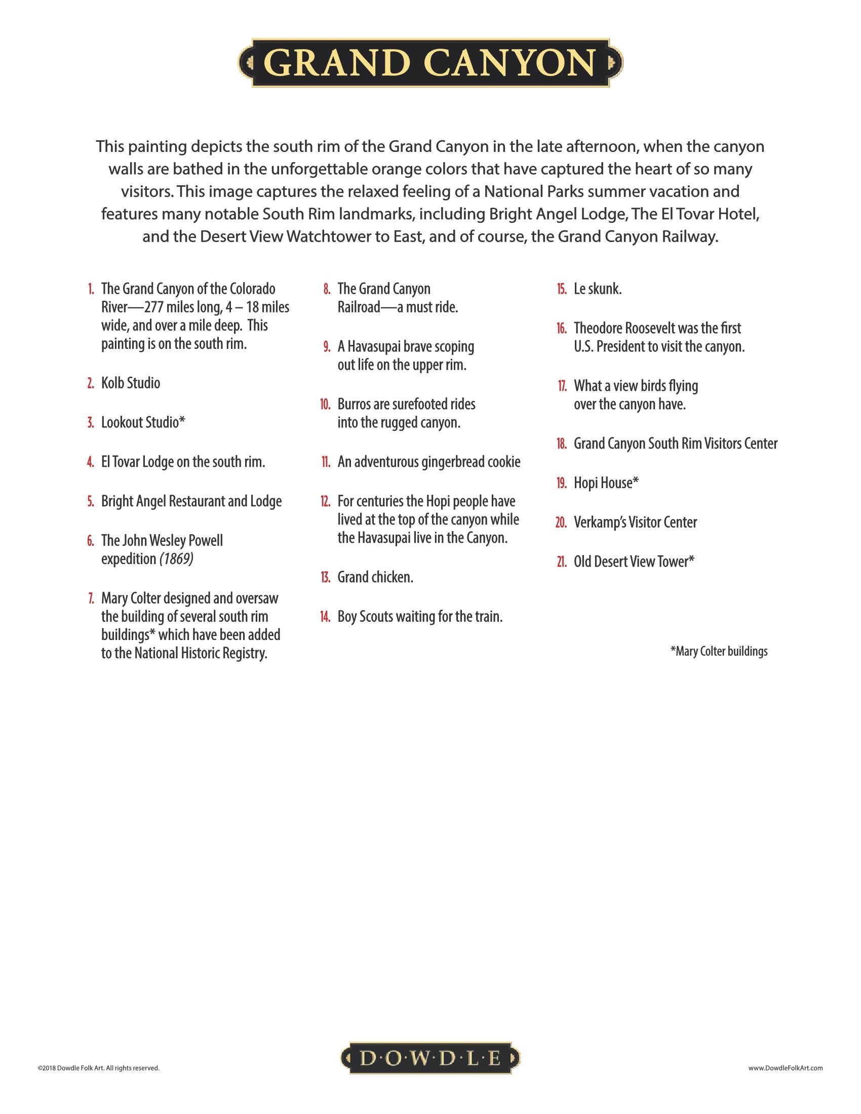 Grand Canyon Canvas Gallery Wrap