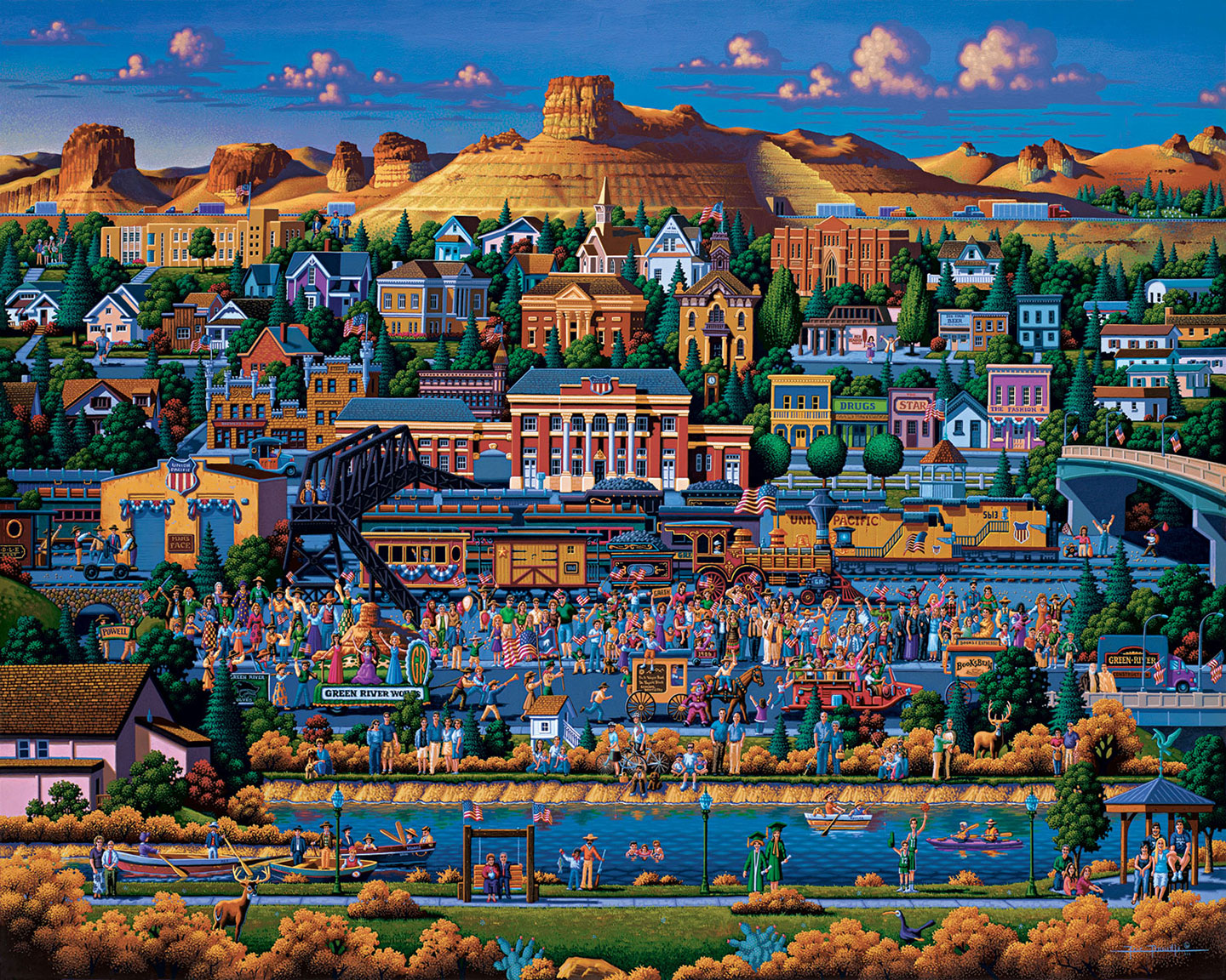 Green River - Fine Art | Dowdle Folk Art