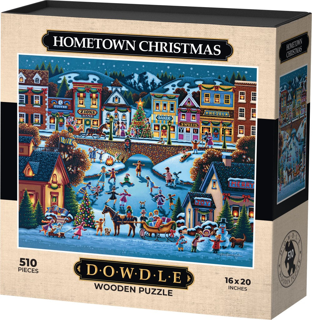 Hometown Christmas - Wooden Puzzle