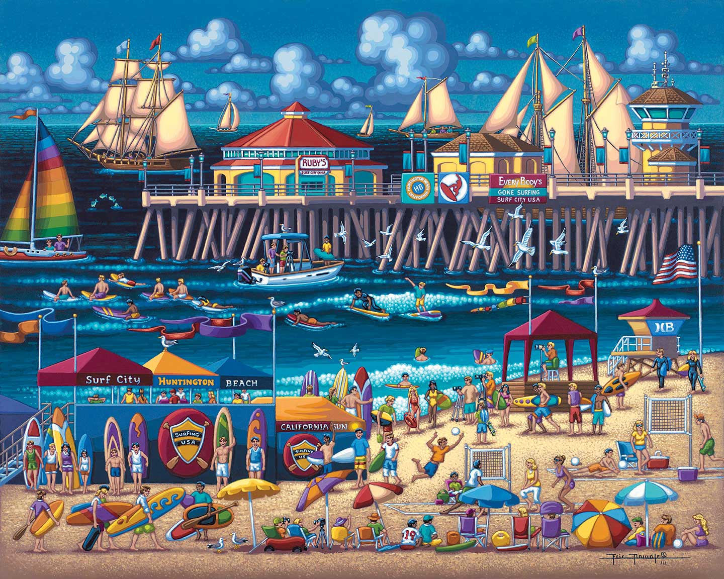 Huntington Beach Fine Art Dowdle Folk Art