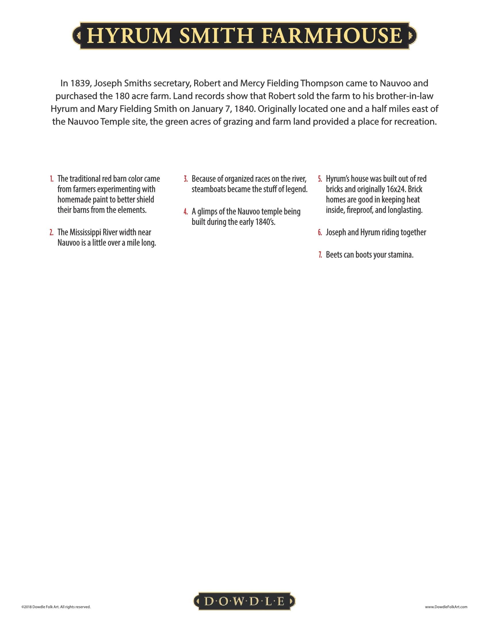 Hyrum Smith Farmhouse Canvas Gallery Wrap