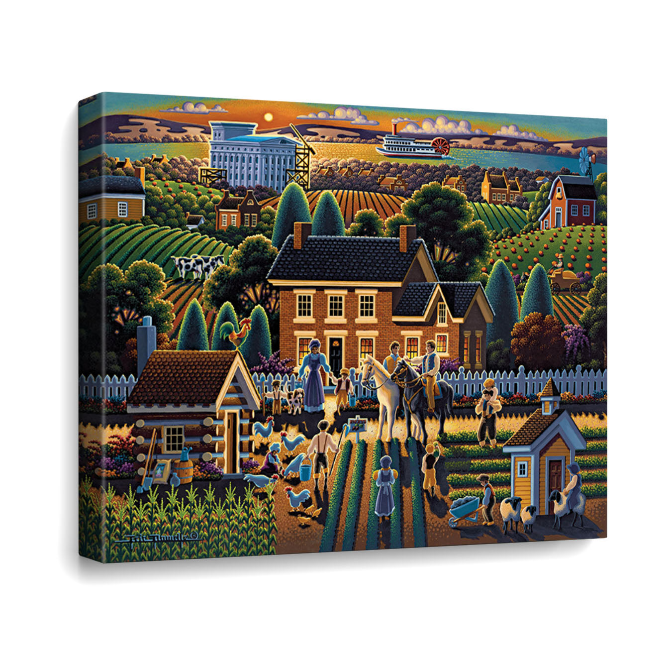 Hyrum Smith Farmhouse Canvas Gallery Wrap