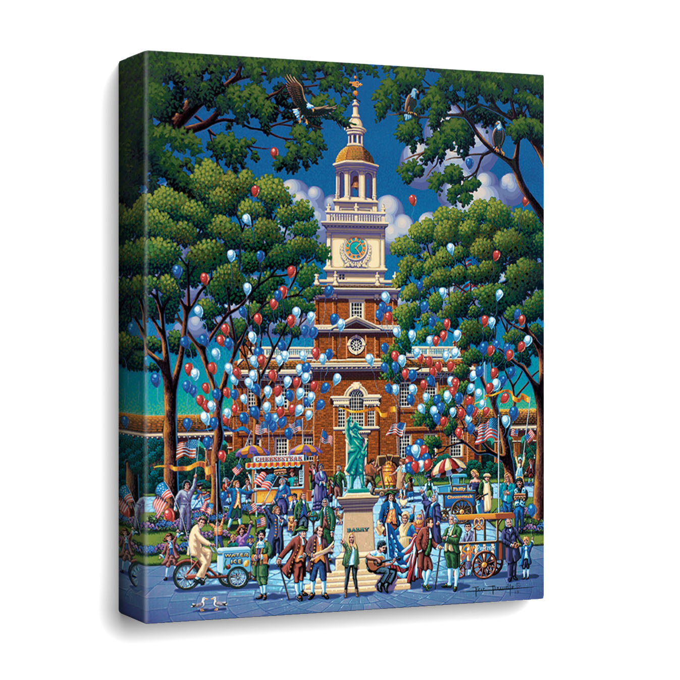 Independence National Historic Park Canvas Gallery Wrap