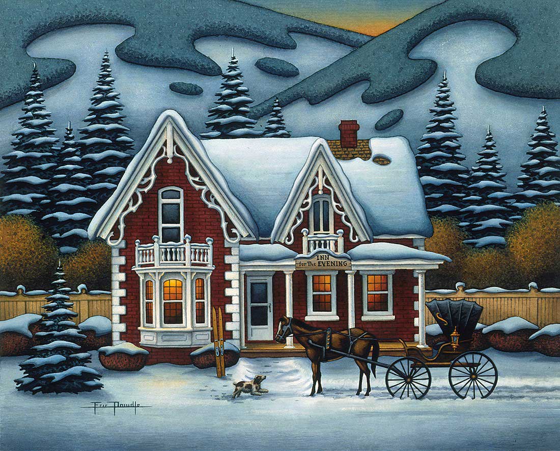 Inn for the Evening Fine Art