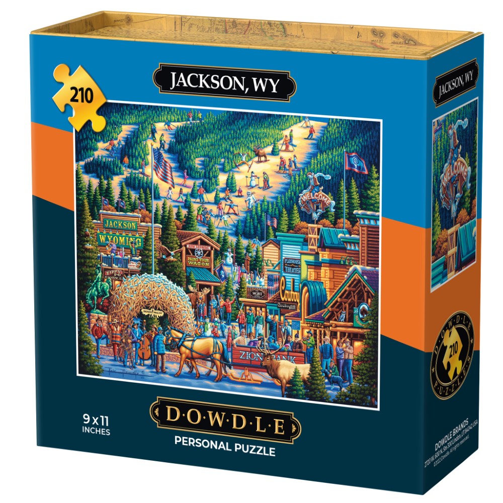 Jackson Hole - Personal Puzzle - 210 Piece – Dowdle Folk Art