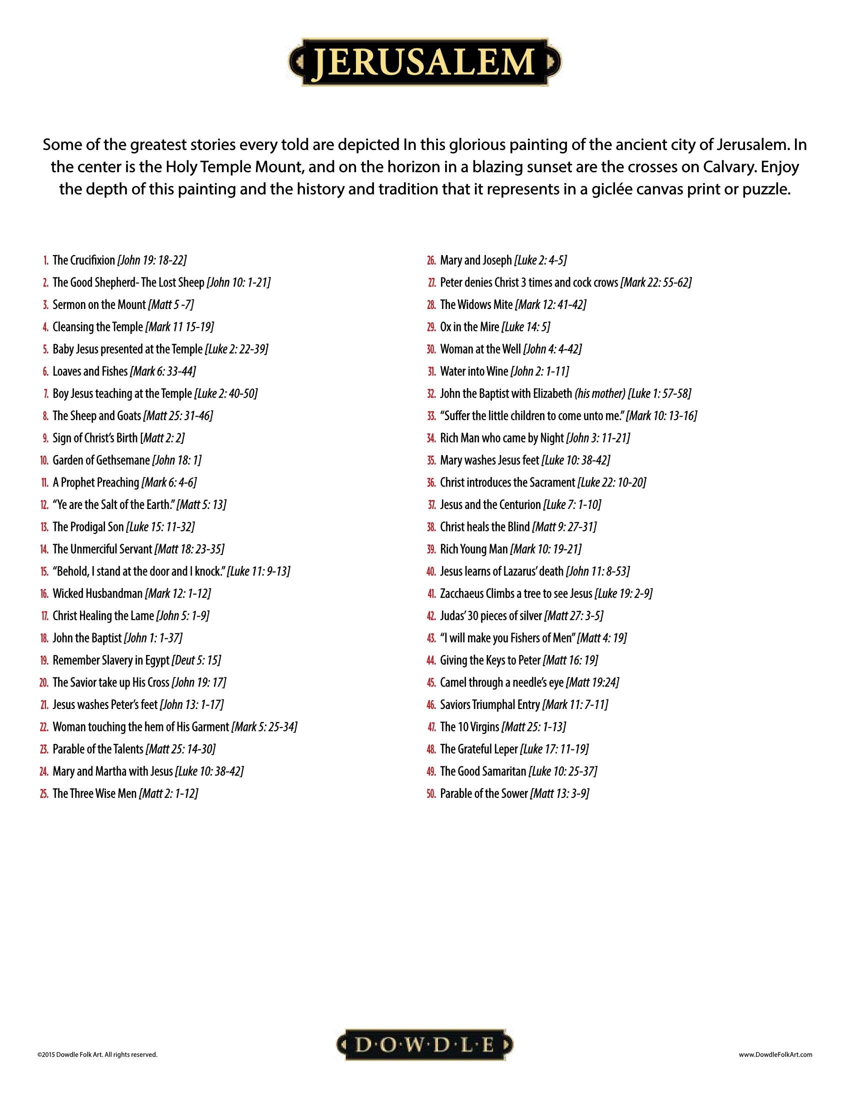 Jerusalem Canvas Gallery Wrap