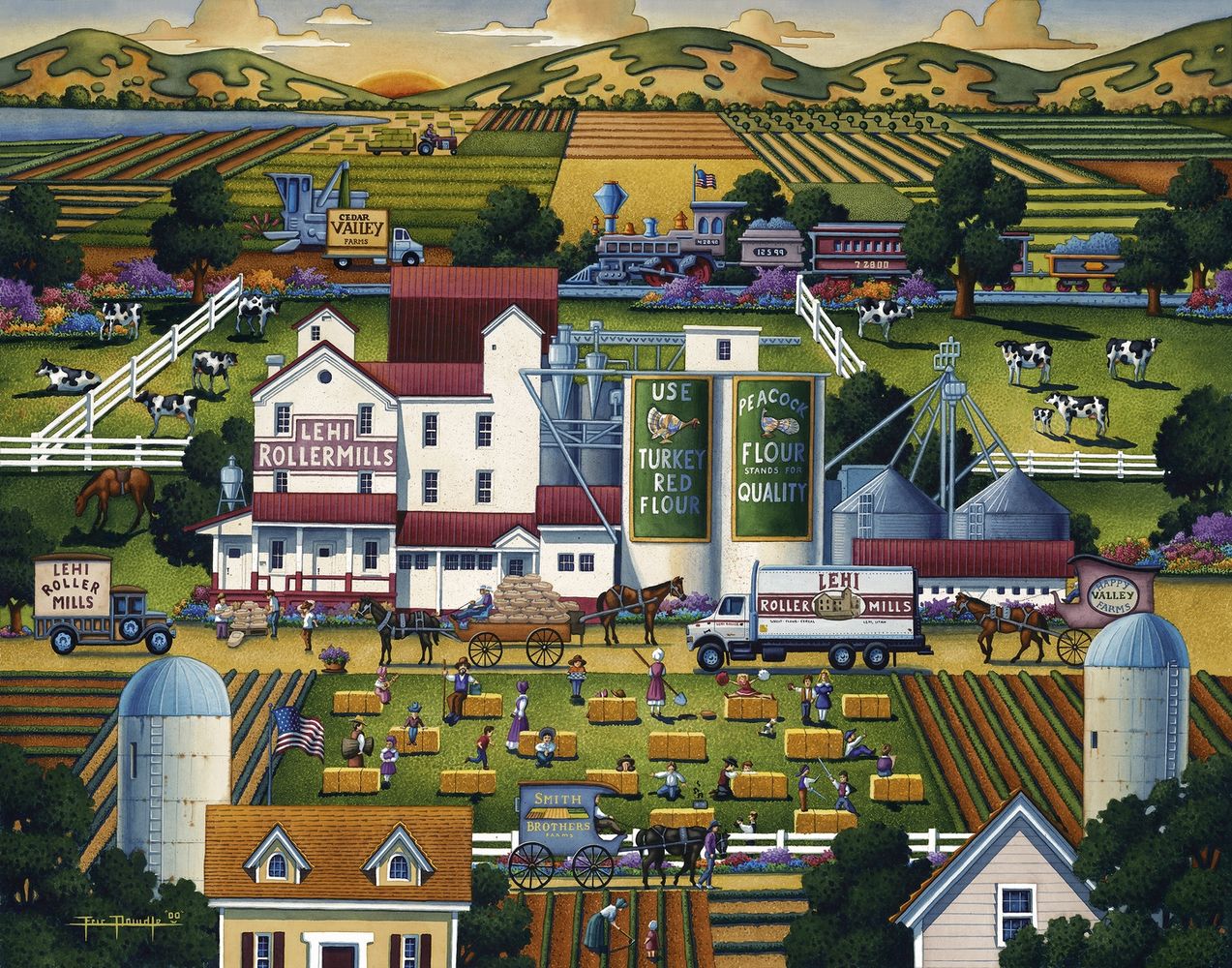 Lehi Roller Mills - Wooden Puzzle