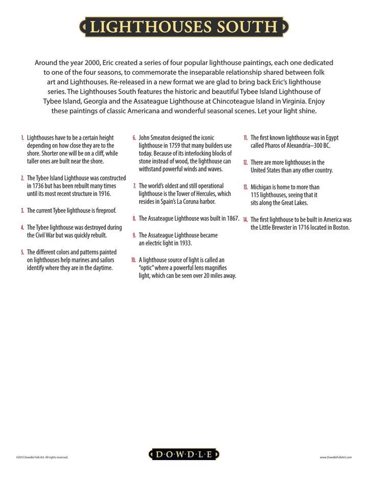 Lighthouses South - Mini Puzzle - 250 Piece