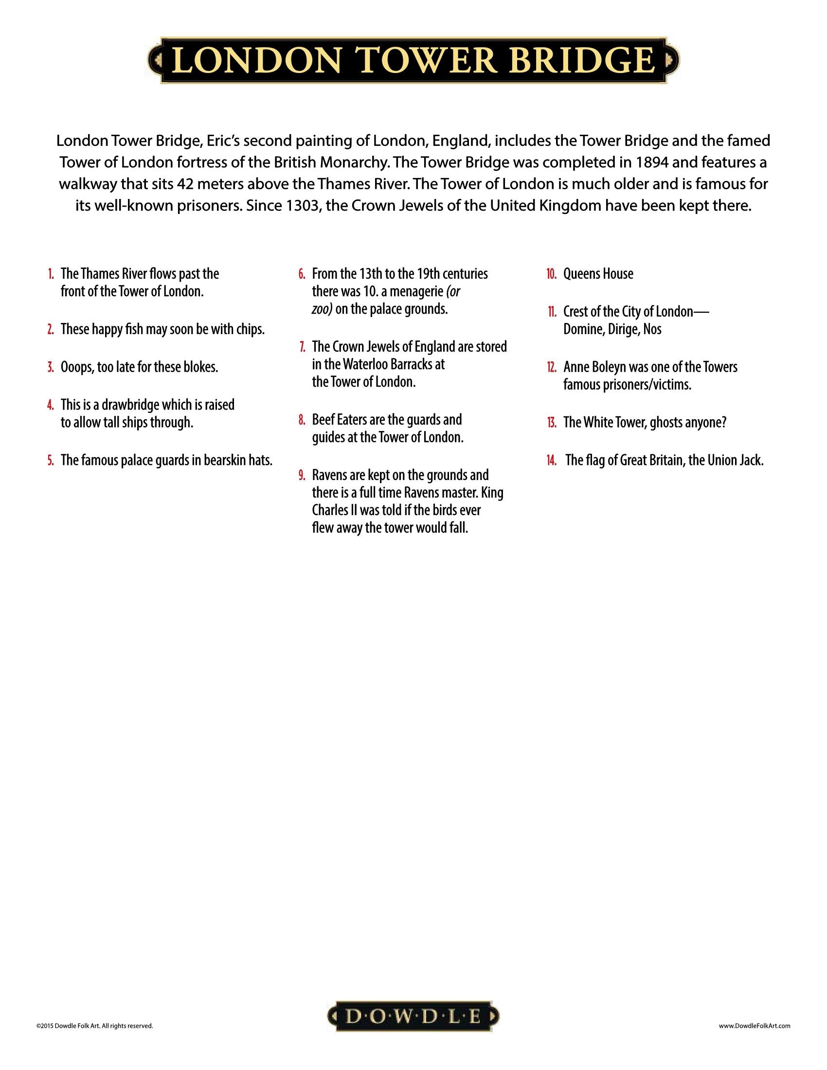 London Tower Bridge Canvas Gallery Wrap