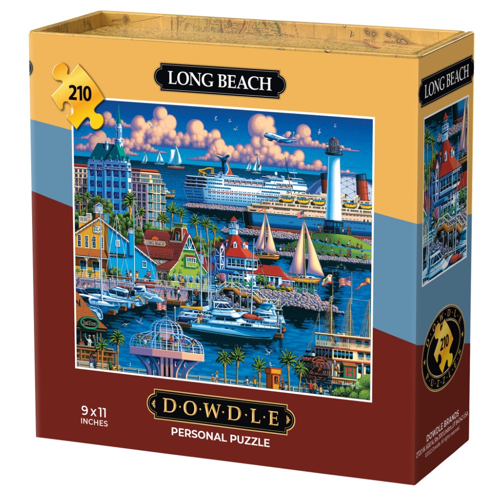 Long Beach | 210 Piece Personal Puzzle