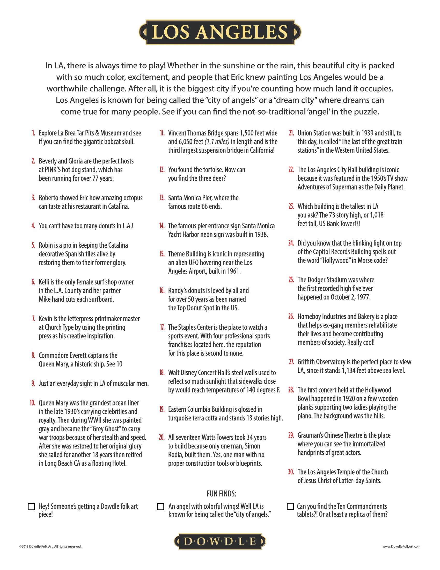 Los Angeles Canvas Gallery Wrap